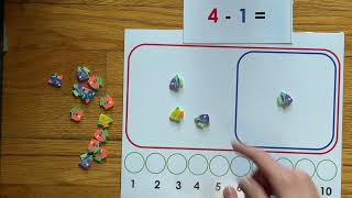 Teaching subtraction to students with special needs - math made visual for nonverbal students
