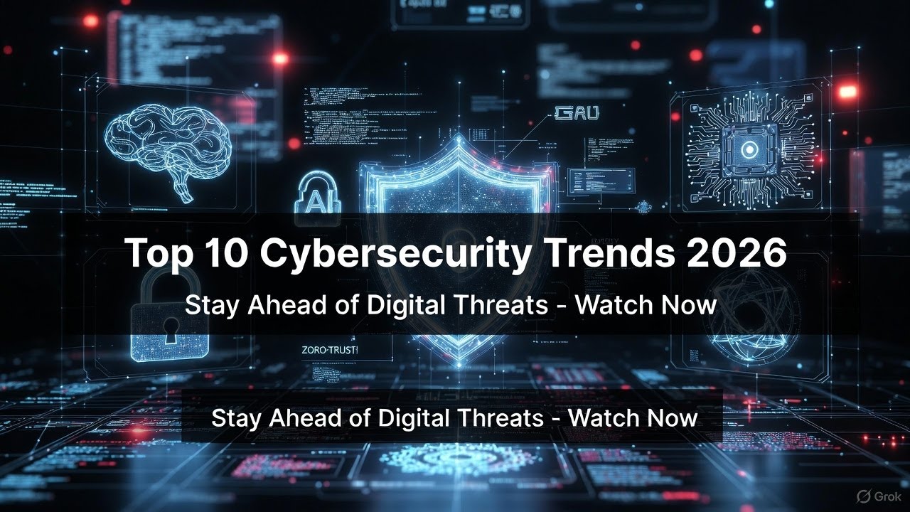 Top 10 Cybersecurity Trends to Watch in 2026!