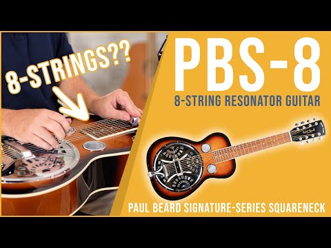 Gold Tone PBS-8 Paul Beard Signature Series 8-String Squareneck Resonator Guitar w/Hardshell Case image 12