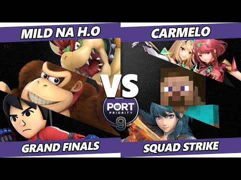 Port Priority 9 GRAND FINALS - Mild na H.O Vs. Carmelo - Smash Ultimate - SSBU