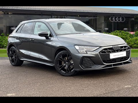 Audi Approved used Audi A3 Sportback Black Edition 40 TFSI e 204 PS S tronic - Crewe Audi