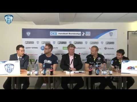 31.08.2014 TBV Lemgo gg. SG BBM Bietigheim - Pressekonferenz