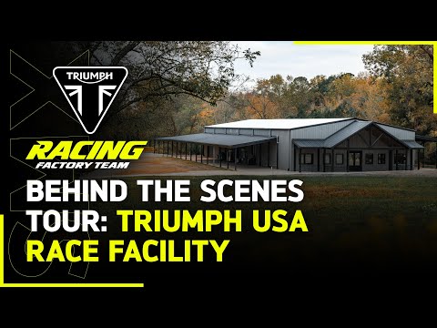 Inside Triumph USA’s Epic Race Facility: Behind the Scenes Tour