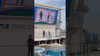 Diamond Princess’s  Captain Sounds Love Boat Theme on Ship’s Horn as Ship Sails Away from Yokohama