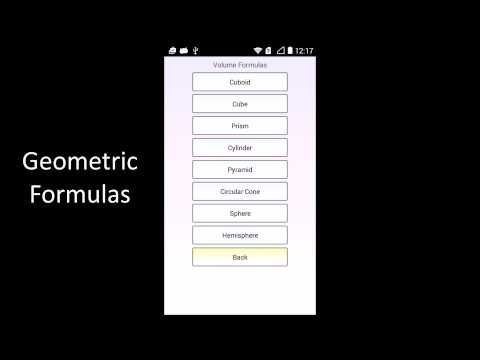 Geometric Formulas Video