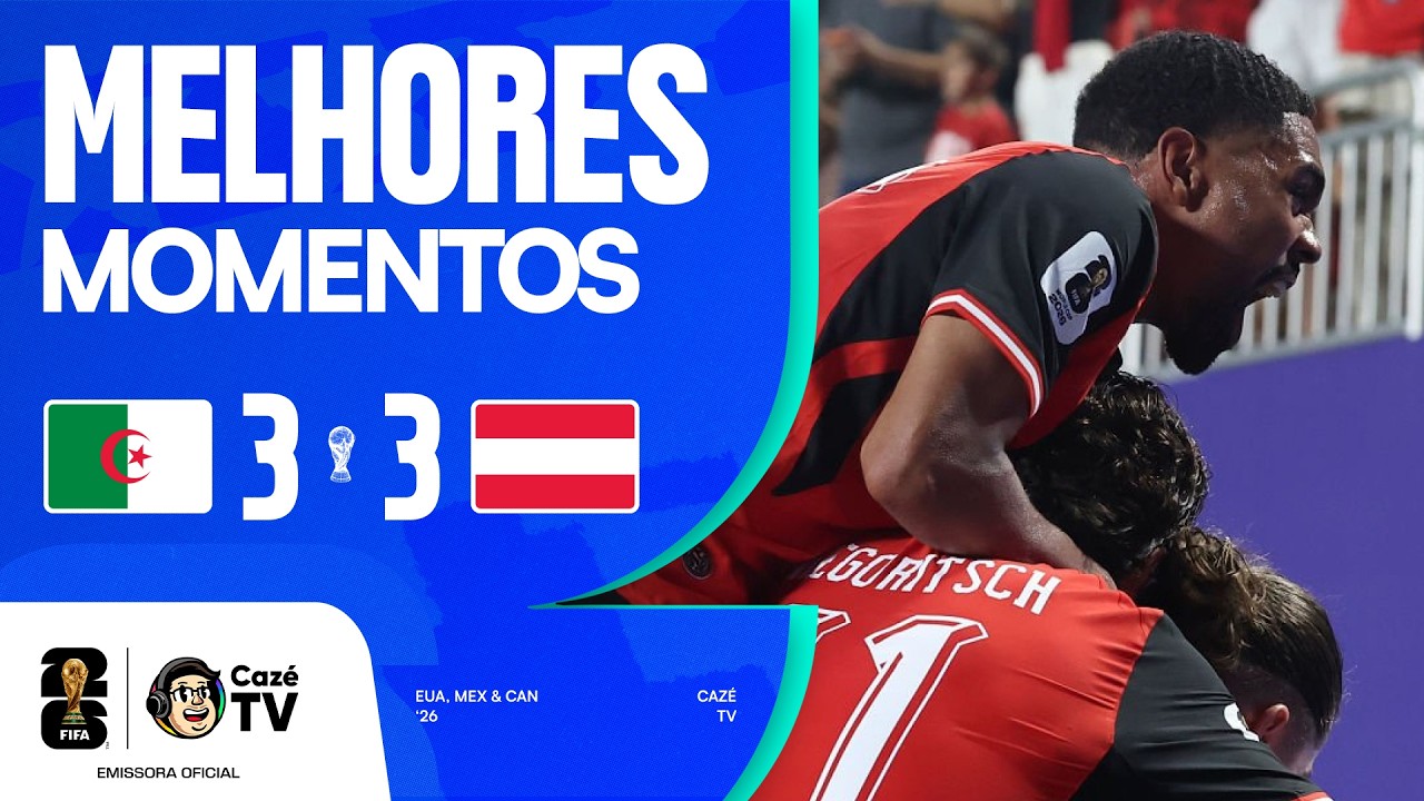 MELHORES MOMENTOS: ARGÉLIA 3 X 3 ÁUSTRIA | COPA DO MUNDO FIFA™ 2026 | 3ª RODADA | FASE DE GRUPOS