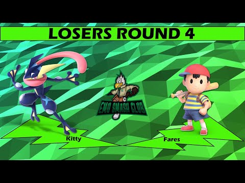 Kitty (Greninja) vs Fares (Ness) - EMU Smash Club F19-10 Losers Round 4