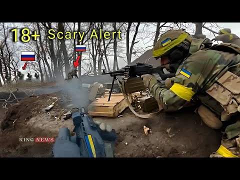 Gopro Battle❗Ukrainian Brigade Brutally DESTROY 5 Russian Soldiers Who ran away