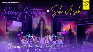 Download lagu [ LIVE PERFORMANCE] Heavy Rotation × Sik Asik - JKT48 feat Ayu Ting Ting (MNCTV 33aniv 2024) mp3