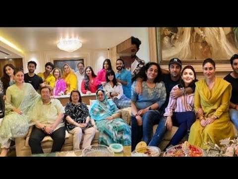 Kareena Kapoor, Karishma, Alia Bhatt, Ranbir Kapoor celebrate raksha Bandhan with Kapoor family...