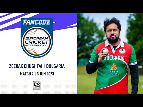 POTM: Z.Chughtai - BUL vs TUR | Highlights | FanCode ECI Bulgaria | 3 June 2023 | ECI23.059