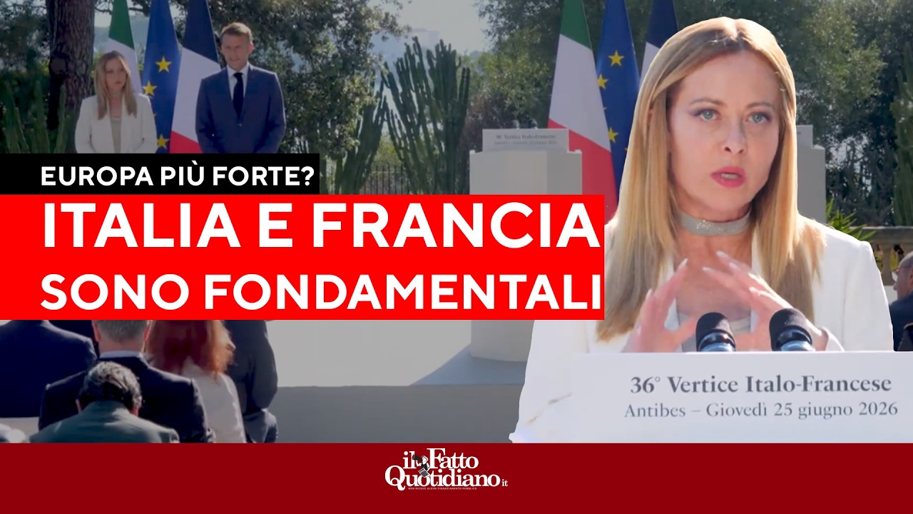 Meloni al vertice Italia-Francia: “Senza noi due l’Europa e l’Occidente non sarebbero gli stessi”
