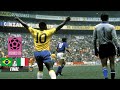Copa do Mundo 1970 | FINAL | Brasil 4x1 Itália | Estádio Azteca