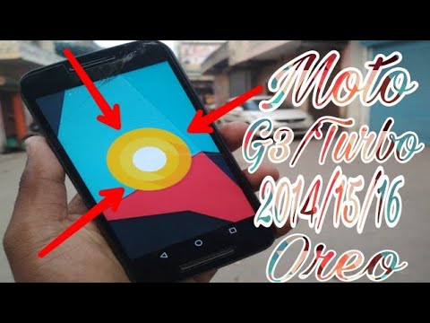 Moto G3/G 2015 turbo Android Oreo custom ROM. Video