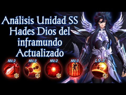 Análisis Hades Dios del Inframundo actualizado | Saint Seiya Awakening KOTZ