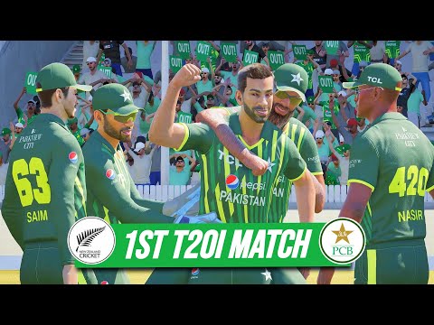 Pakistan Vs New Zealand 1st T20i Match 2024 | Cricket 24 Gameplay
