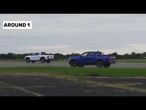 Ford Ranger Raptor Vs Toyota Hilux V's VW Amarok: DRAG RACE🔥💯 || Around 1