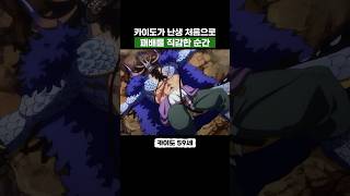 원피스) 카이도가 난생 처음으로 자신의 패배를 직감한 순간