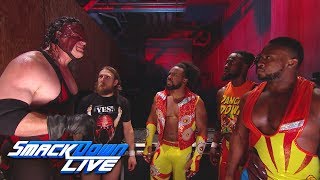 Team Hell No &amp; The New Day make a battleplan: SmackDown LIVE, July 10, 2018