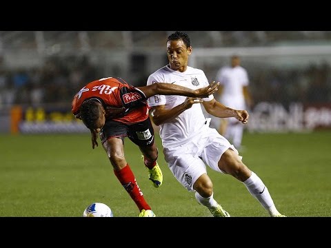 Ricardo Oliveira, feliz de voltar para a Vila Belmiro | Santos 3 x 0 Ituano