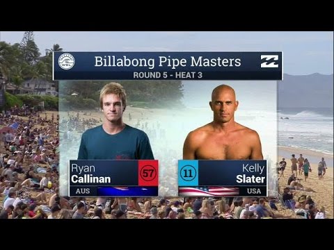 Kelly Slater vs Ryan Callinan - Round Five, Heat 3 - 2016 Billabong Pipe Masters: