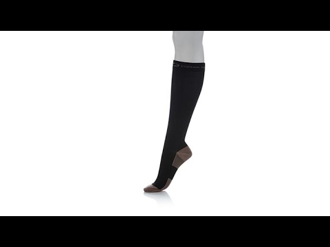 Copper Fit KneeHigh Compression Socks 2pack