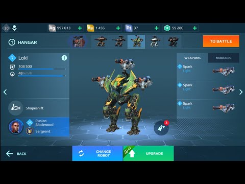 War Robots | Nemesis Scourge | Phantom Cryo Pinata | Loki Spark