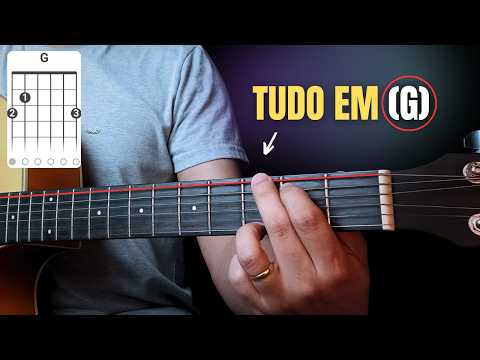 Como saber o PRÓXIMO ACORDE da música no TOM DE SOL MAIOR - Aula de violão