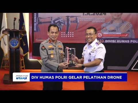 DIVISI HUMAS POLRI GELAR PELATIHAN DRONE