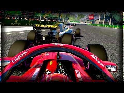 GRID PENALTY! AMAZING DAY HOWEVER FOR FERRARI! - F1 2018 Career Mode Part 103