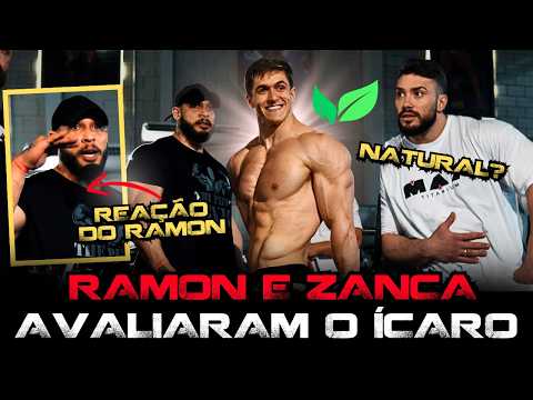 RAMON AND ZANCA EVALUATED THE SHAPE OF THE NATURAL VEGETARIAN! ÍCARO WILL COMPETE!!!