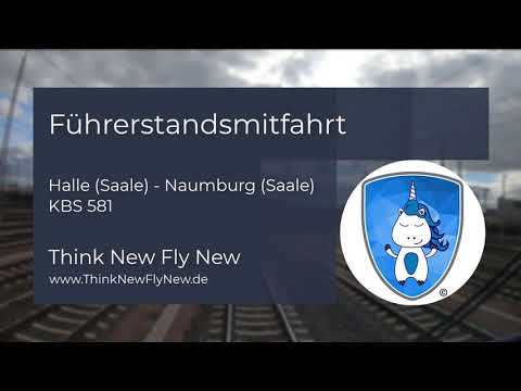 Alternativfahrweg | Führerstandsmitfahrt: Halle (Saale) - Naumburg | Leuna Werke | BR 187 - TRAXX 3