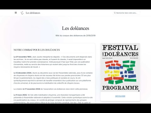 Doléances — Promotion citoyenne headless
