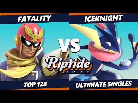 Riptide 2025 - IceKnight (Greninja) Vs. Fatality (Captain Falcon) Smash Ultimate - SSBU