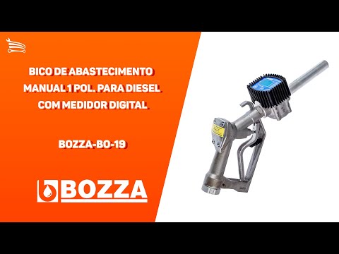 Bico de Abastecimento Manual 1 Pol. para Diesel com Medidor Digital BOZZA-BO-19 - Video