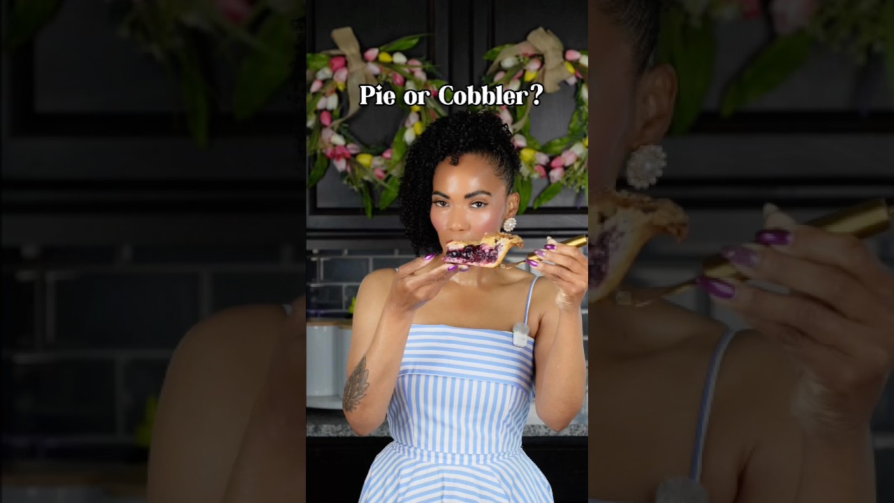Pie or Cobbler? (Blueberry Lemon Pie Tutorial COMING SOON!)
