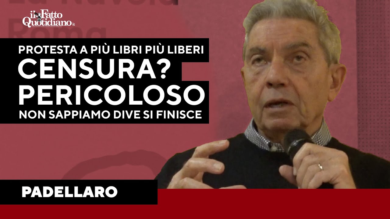 Padellaro: “Protesta alla fiera? Rischioso censurare chi non ci piace, non sappiamo dove si finisce”