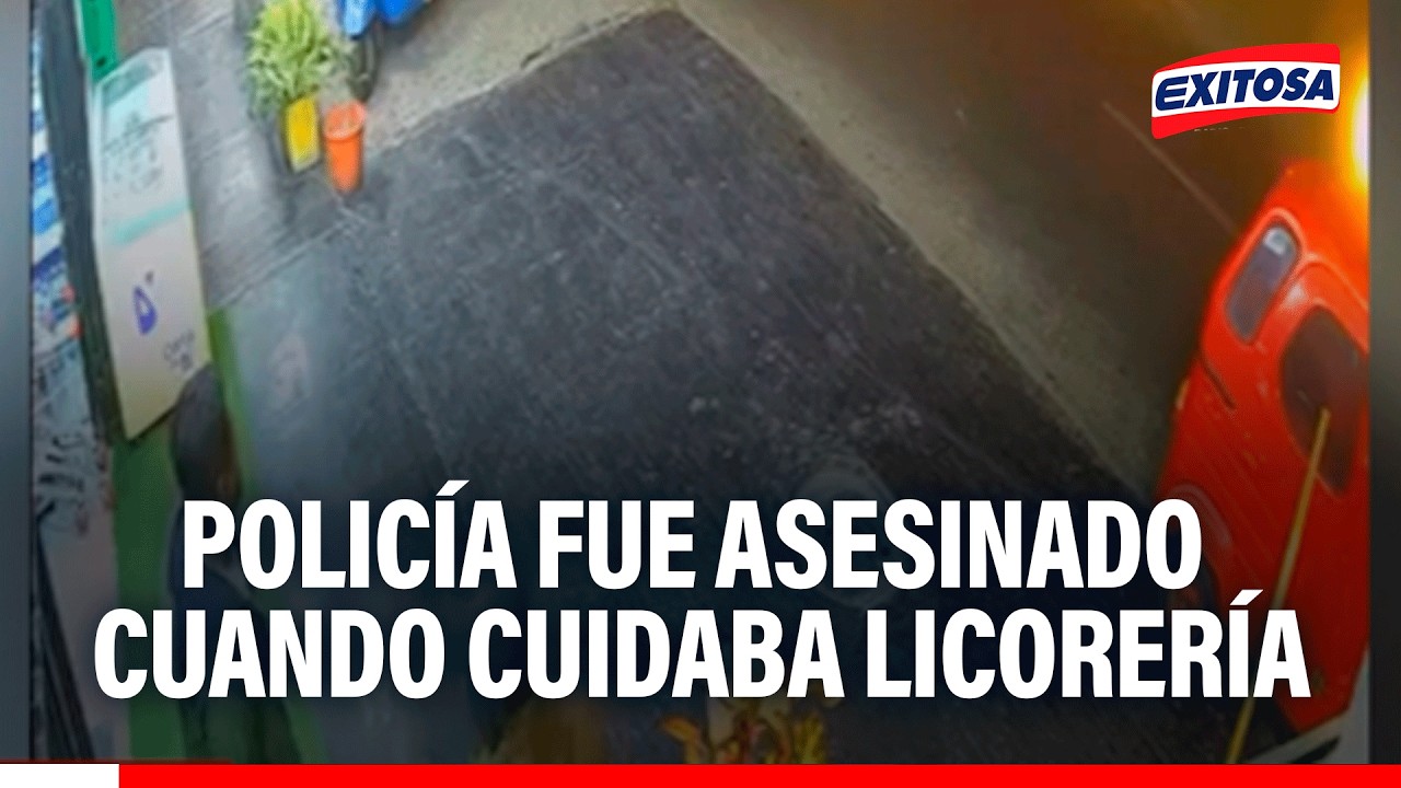 🔴🔵 Suboficial PNP fue asesinado de un balazo cuando cuidaba licorería en Pisco