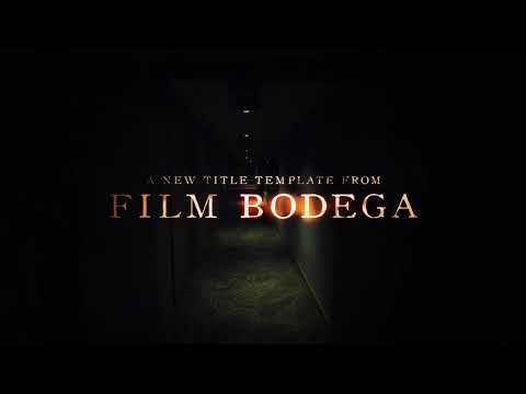 HORROR Movie Trailer Animated Titles | FREE PREMIERE PRO TEMPLATE