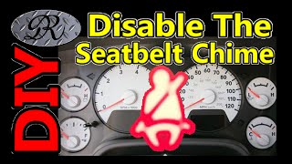 ★Seatbelt Chime / Alarm / Bell How To Turn It Off DIY