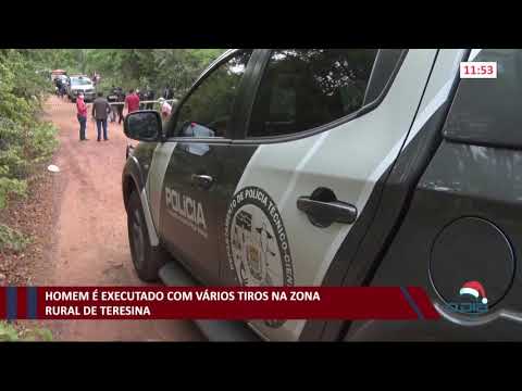 Homem é executado com vários tiros na zona rural de Teresina 16 12 2020