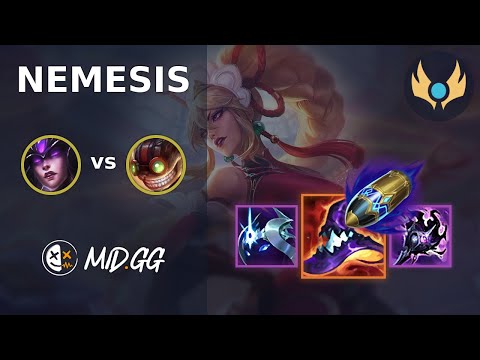 MID.GG: [ Nemesis ] Syndra BOT vs Ziggs | EUW CHALLENGER | LOL Season 2025