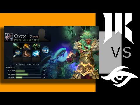 DotaHisWay - Crystallis Monkey King - Shopify Rebellion VS Team Secret - Riyadh Masters 2023