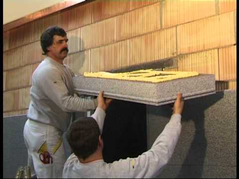 Application and installation of an external wall insulation system