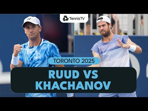 Casper Ruud Battles Karen Khachanov In Canada 🤝 | Toronto 2025 Highlights