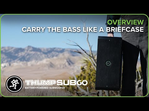 Mackie ThumpSub GO Subwoofer Overview: Carry the Bass Like a Briefcase