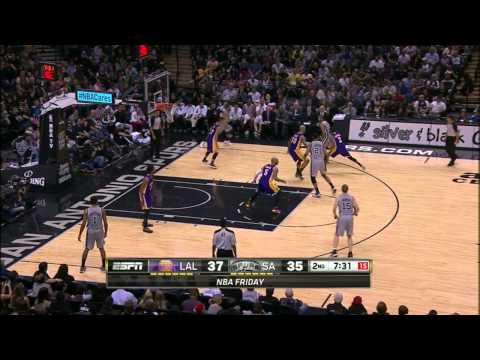 Marco Belinelli Highlights Lakers vs. Spurs 12.12.2014 - 9 Points, 2 Rebounds