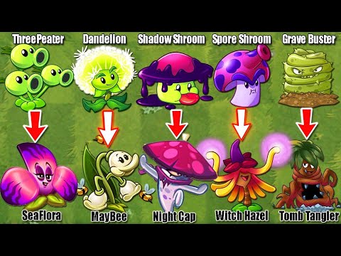 Every Plants Evolution NOOB - PRO version - PvZ 2 Discovery v10.4.1