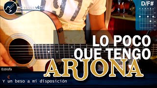 Cómo tocar "Lo Poco Que Tengo" de Ricardo Arjona en Guitarra (HD) - Christianvib