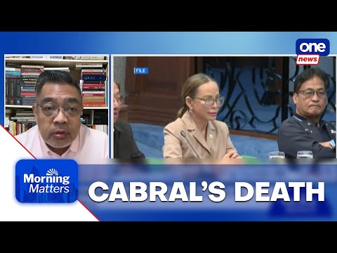 Death of ex-DPWH Usec. Cabral could be used politically – Tayao | Morning Matters